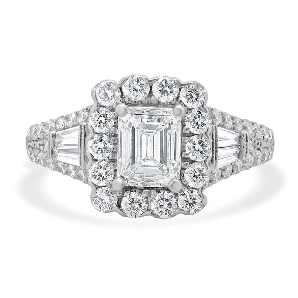 Neil Lane Engagement Ring 1-7/8 ct tw Diamonds 14K White Gold (New/Never Worn)